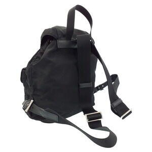 Prada Black Daybag Pocket Backpack Rucksack Tessuto Two